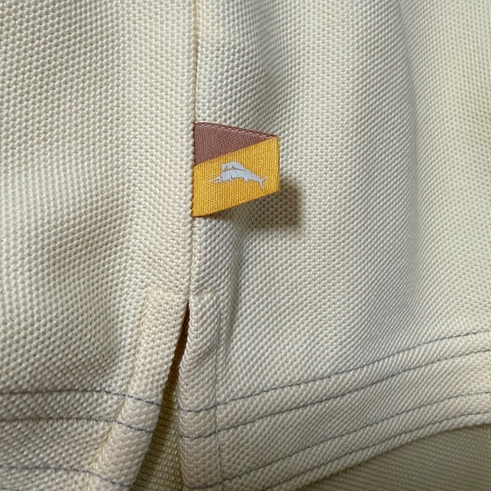 Tommy Bahama Polo Shirt Mens 3XL Yellow Excellent Supima Cotton Marlin Logo - Picture 6 of 12